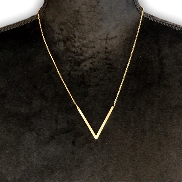 Jewelry - Gold Initial Pendant Necklace Letters A-Z